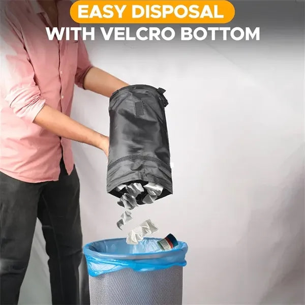 Washable Car Back Seat Hanging Trash Bag