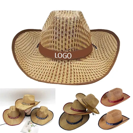 Summer Straw Woven Openwork Sun Hat