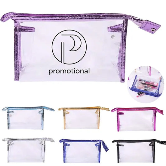 Clear PVC Cosmetic Bag Waterproof Toiletry Pouch