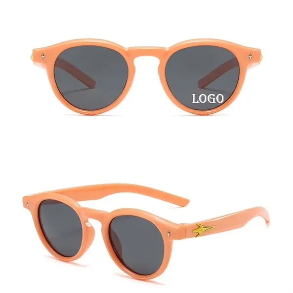 Kids Silicone Frame Sunglasses - Gray Lenses