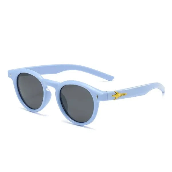 Kids Silicone Frame Sunglasses - Gray Lenses