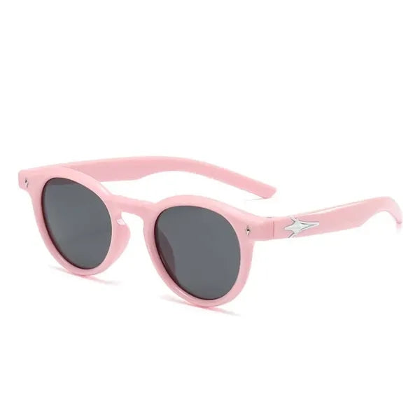 Kids Silicone Frame Sunglasses - Gray Lenses