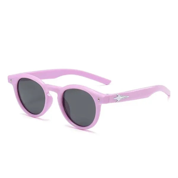 Kids Silicone Frame Sunglasses - Gray Lenses