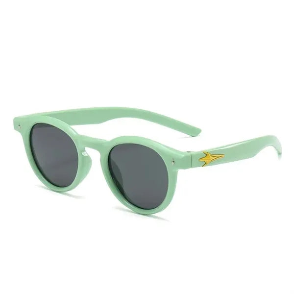 Kids Silicone Frame Sunglasses - Gray Lenses