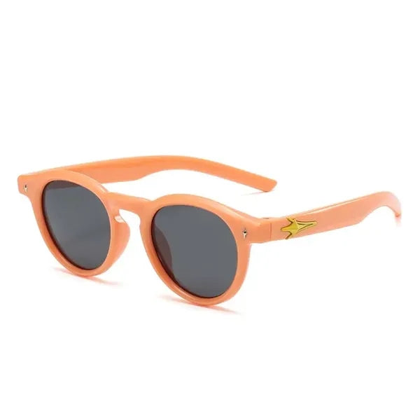 Kids Silicone Frame Sunglasses - Gray Lenses