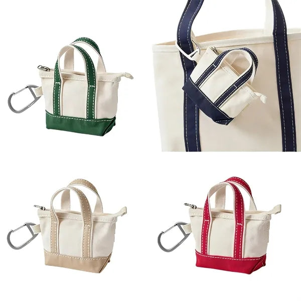 Mini Canvas Keychain Bag Travel Waterproof Gift