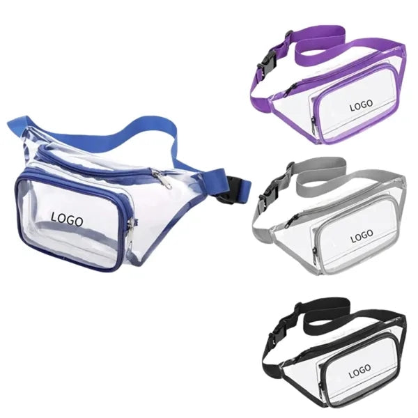 Clear Water-Resistant Waist Pack Stadium Approved