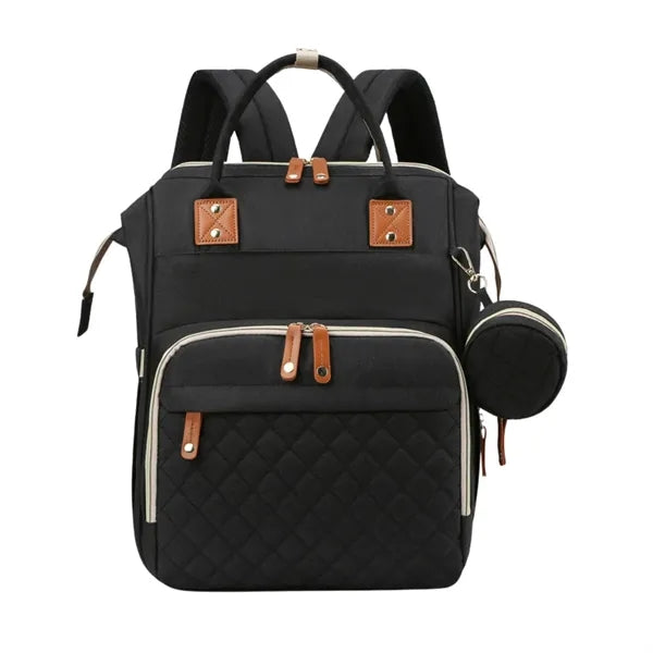 Portable Baby Folding Bed Diaper Bag