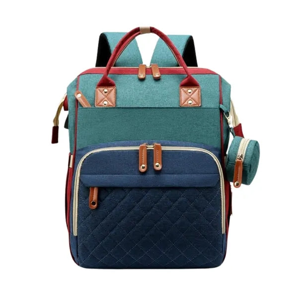 Portable Baby Folding Bed Diaper Bag