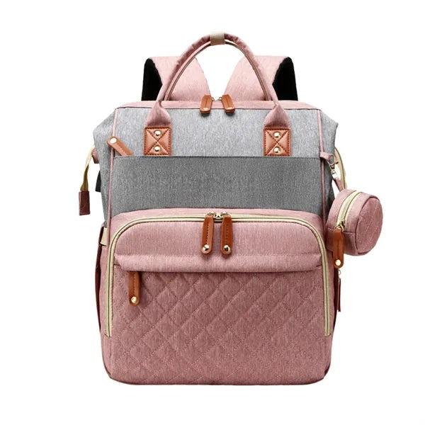 Portable Baby Folding Bed Diaper Bag