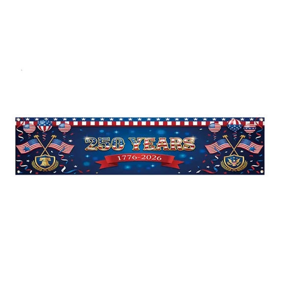 Independence Day Outdoor Flag Backdrop Decoration Banner