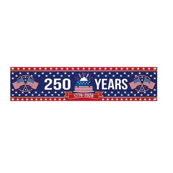 Independence Day Outdoor Flag Backdrop Decoration Banner