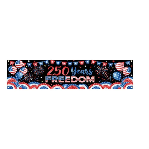 Independence Day Outdoor Flag Backdrop Decoration Banner