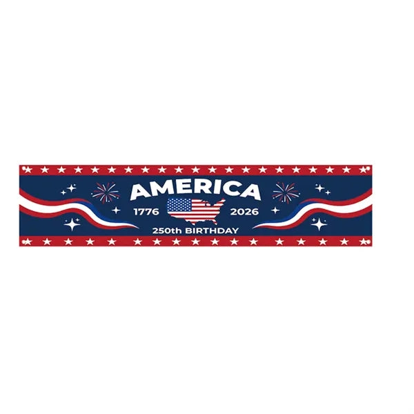 Independence Day Outdoor Flag Backdrop Decoration Banner