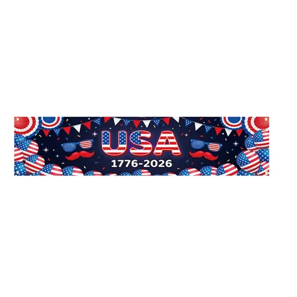 Independence Day Outdoor Flag Backdrop Decoration Banner