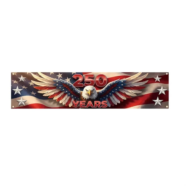 Independence Day Outdoor Flag Backdrop Decoration Banner