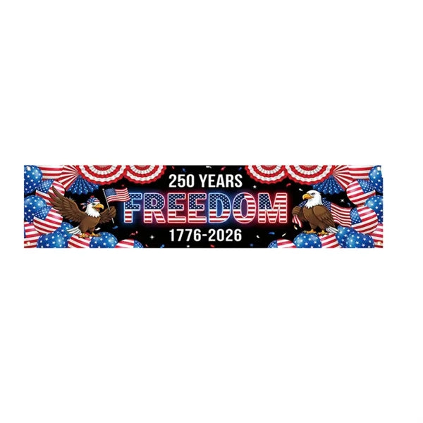 Independence Day Outdoor Flag Backdrop Decoration Banner