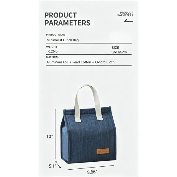 Logo Oxford Cloth Insulated Bag