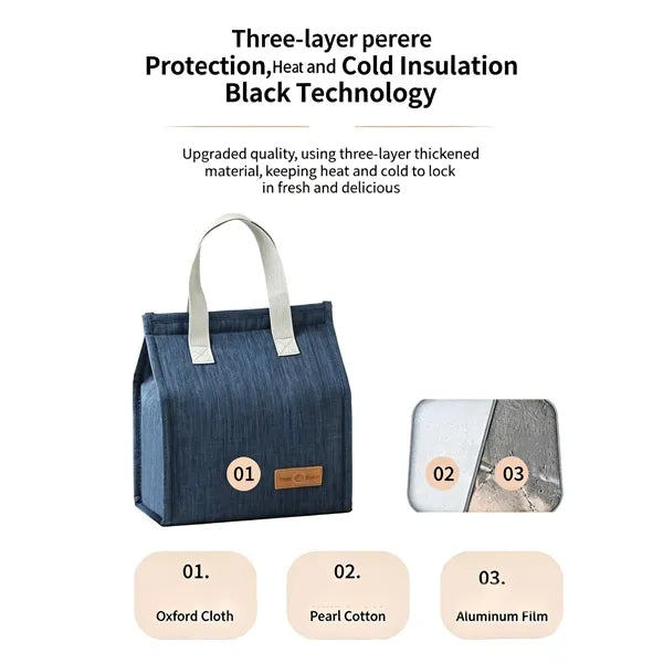 Logo Oxford Cloth Insulated Bag