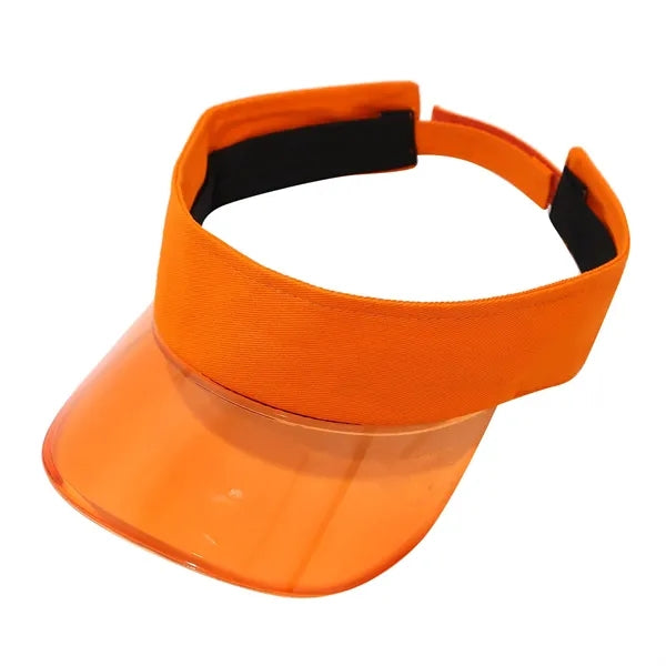 Adjustable Sports Sun Visor Hat with PVC brim