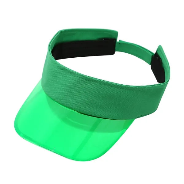 Adjustable Sports Sun Visor Hat with PVC brim