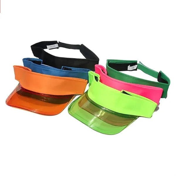 Adjustable Sports Sun Visor Hat with PVC brim