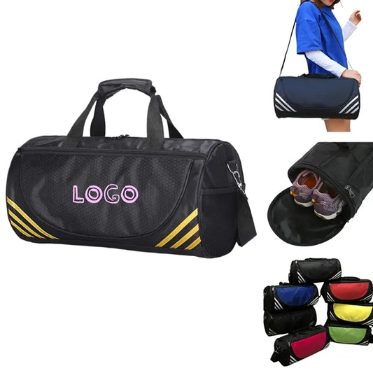 Oxford Cloth Cylinder Gym Bag