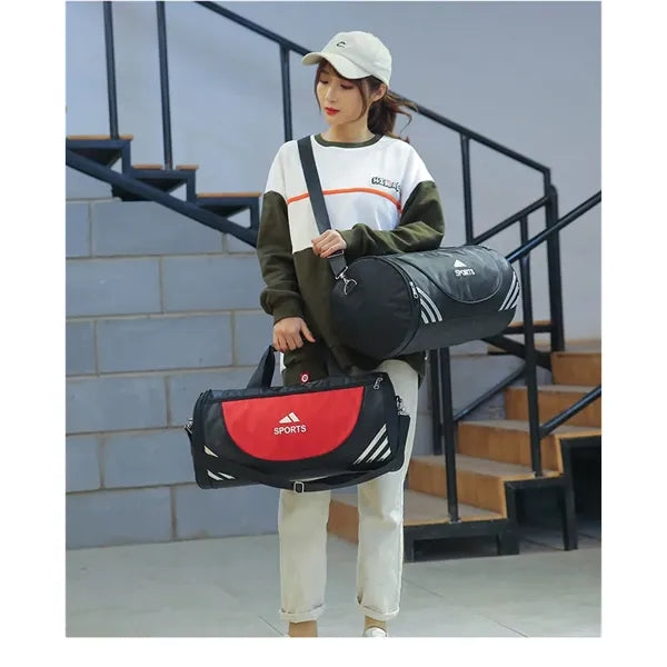 Oxford Cloth Cylinder Gym Bag