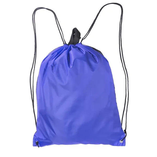 Polyester Reflector Strips Drawstring Backpack