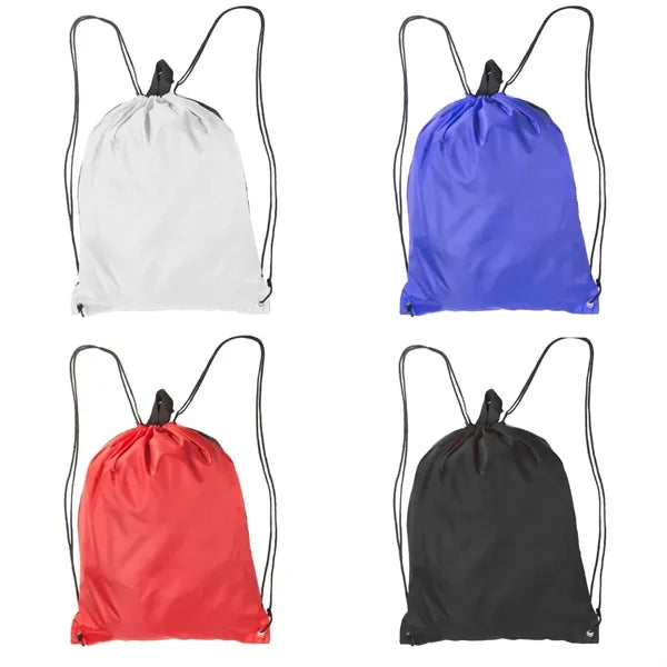 Polyester Reflector Strips Drawstring Backpack