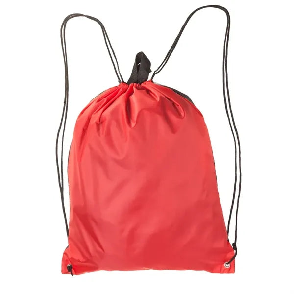 Polyester Reflector Strips Drawstring Backpack