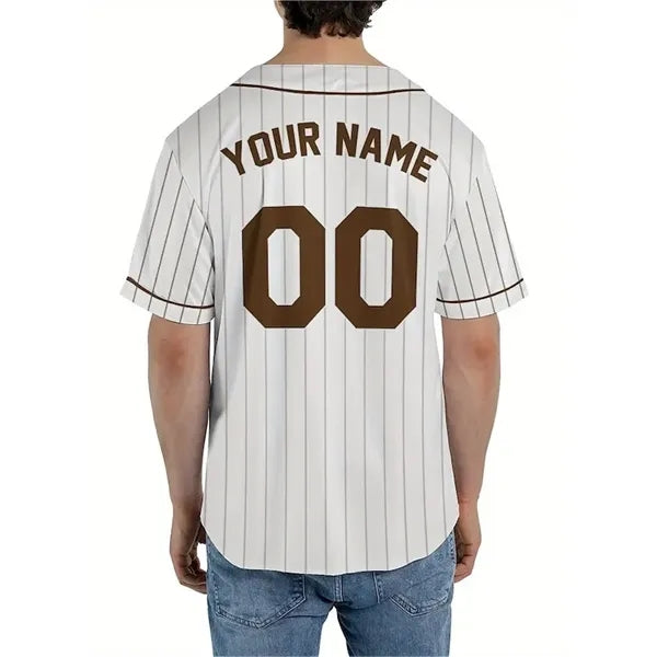 Short sleeve cardigan baseball jersey
