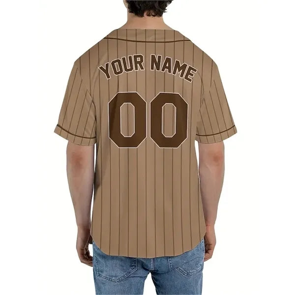 Short sleeve cardigan baseball jersey