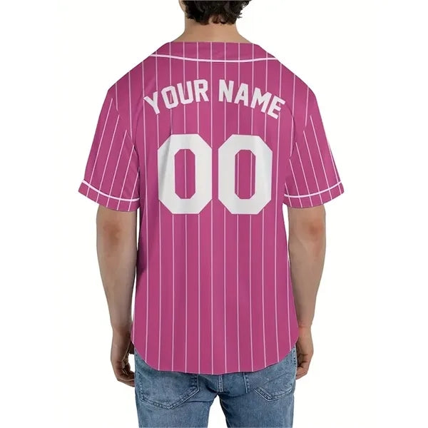 Short sleeve cardigan baseball jersey
