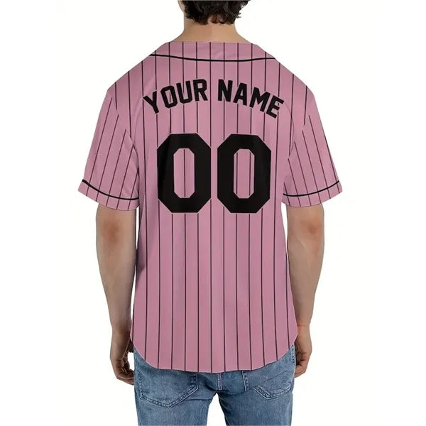 Short sleeve cardigan baseball jersey