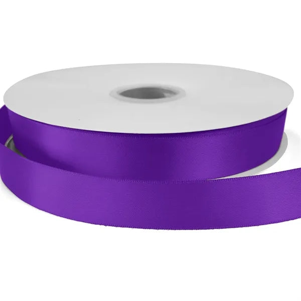 7/8" Bridal Satin Ribbon - 25yd Roll - Foil Print