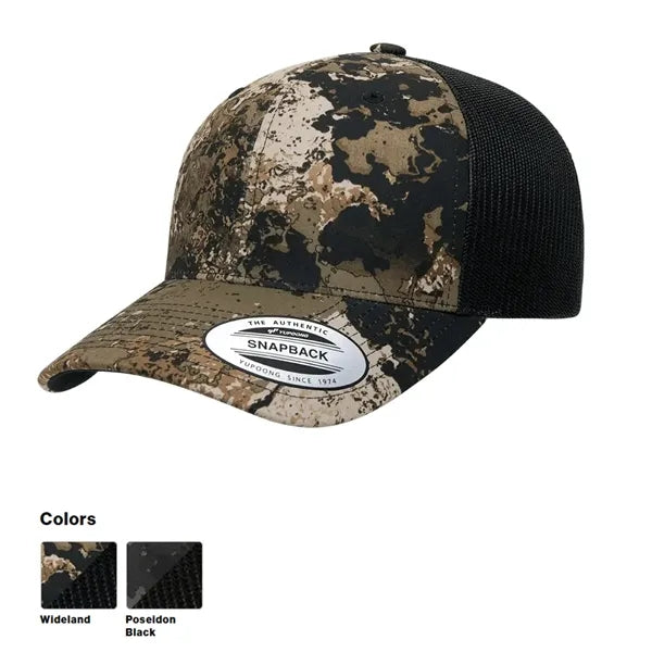 Flexfit YP Classics Veil Camo Retro Trucker Cap