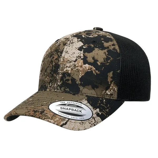 Flexfit YP Classics Veil Camo Retro Trucker Cap