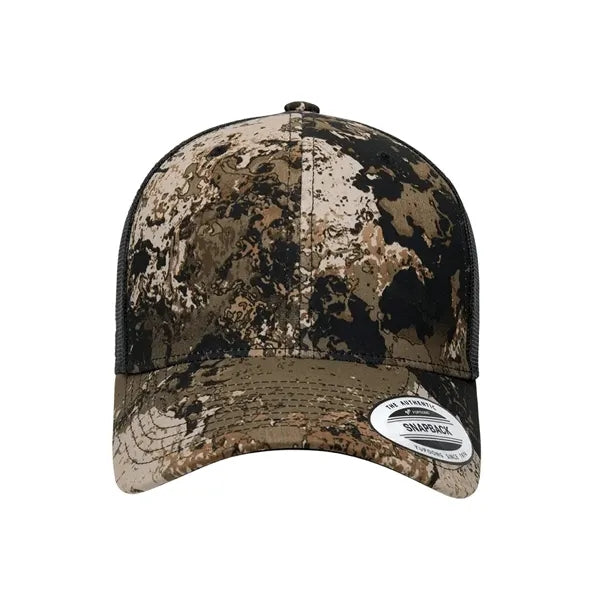 Flexfit YP Classics Veil Camo Retro Trucker Cap