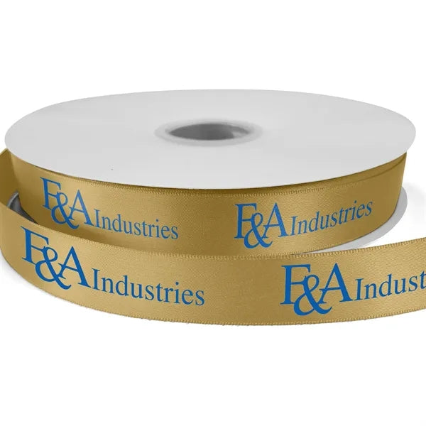 7/8" Bridal Satin Ribbon - 100yd Roll - Foil Print