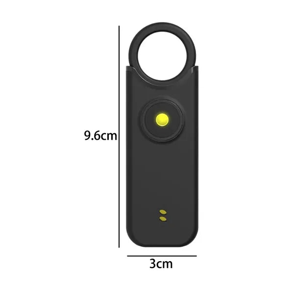 135dB Personal Safety Alarm with LED Strobe Light