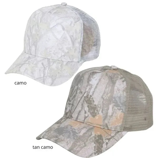Woods Print Mesh Back Cap
