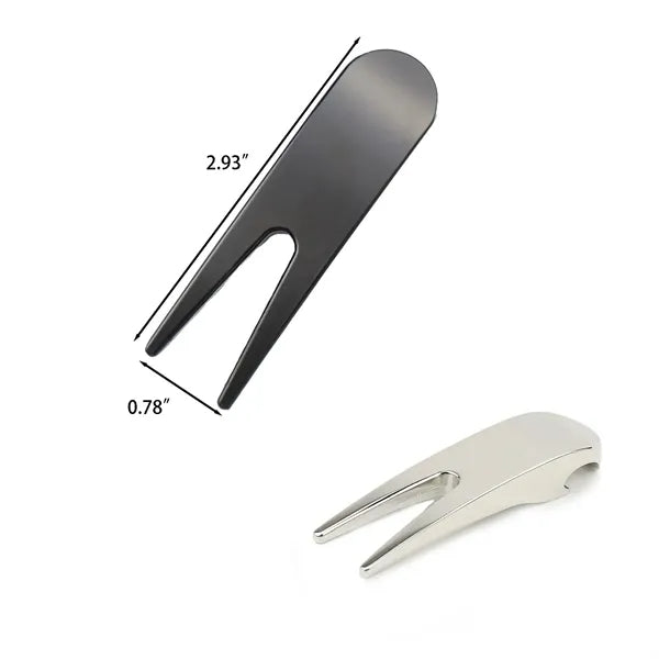 Golf Course Divot Fixer with Opener
