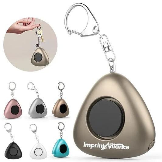 Personal Safety Alarm Keychain with Triangle Emergency Siren