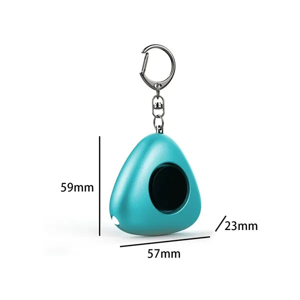 Personal Safety Alarm Keychain with Triangle Emergency Siren