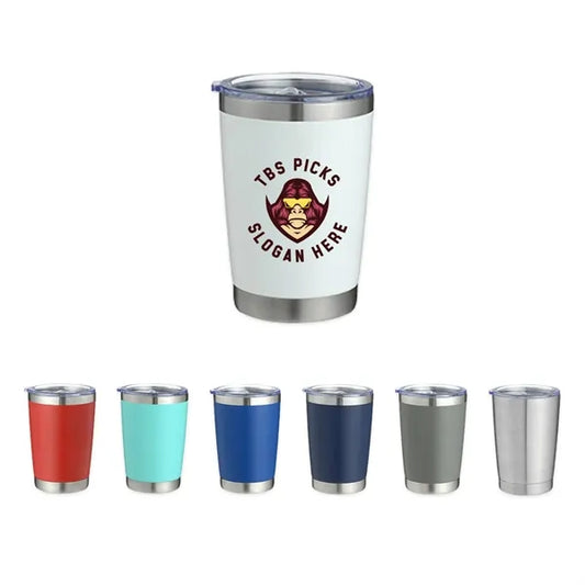 12oz Stainless Steel Tumbler with Full Color Logo