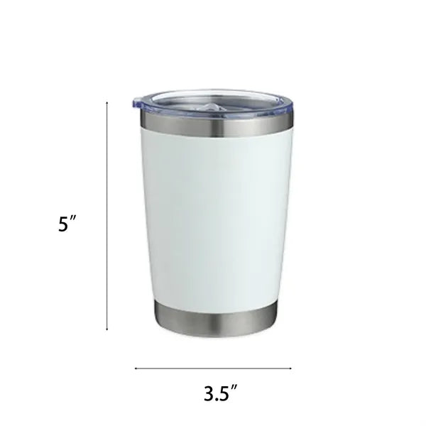 12oz Stainless Steel Tumbler with Full Color Logo
