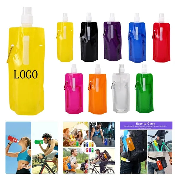 Portable Foldable Sports Water Bag Bottle