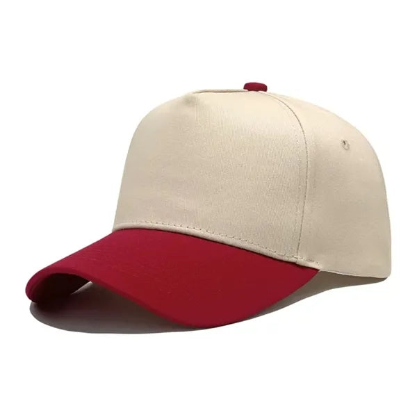 Unisex 5 Panel Mid Trucker Baseball Cap W/Hard Top