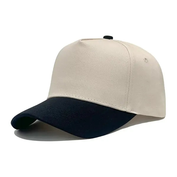 Unisex 5 Panel Mid Trucker Baseball Cap W/Hard Top